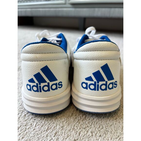 Nearly NEW Adidas Eco Ortholite Running Shoes Size 5 Three Stripe White Blue , $ - Picture 5 of 8